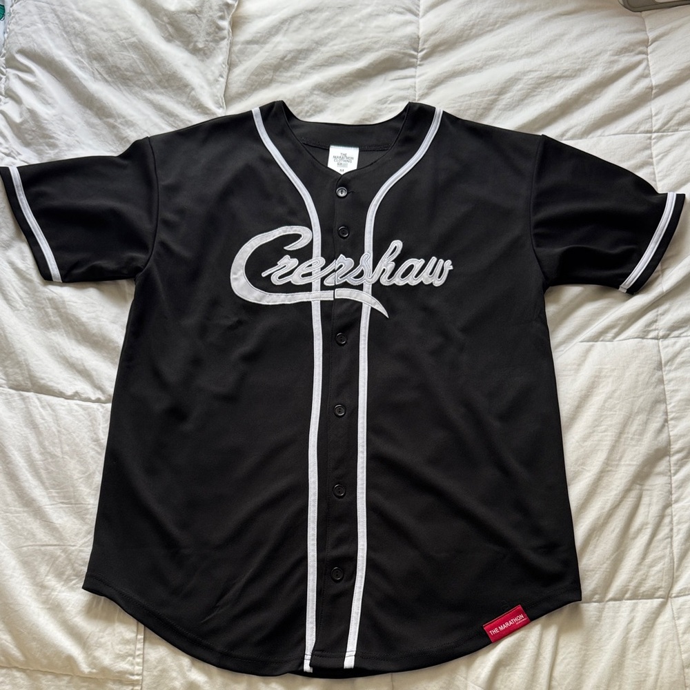 TMC Crenshaw Baseball Jersey - Black Men’s Size M